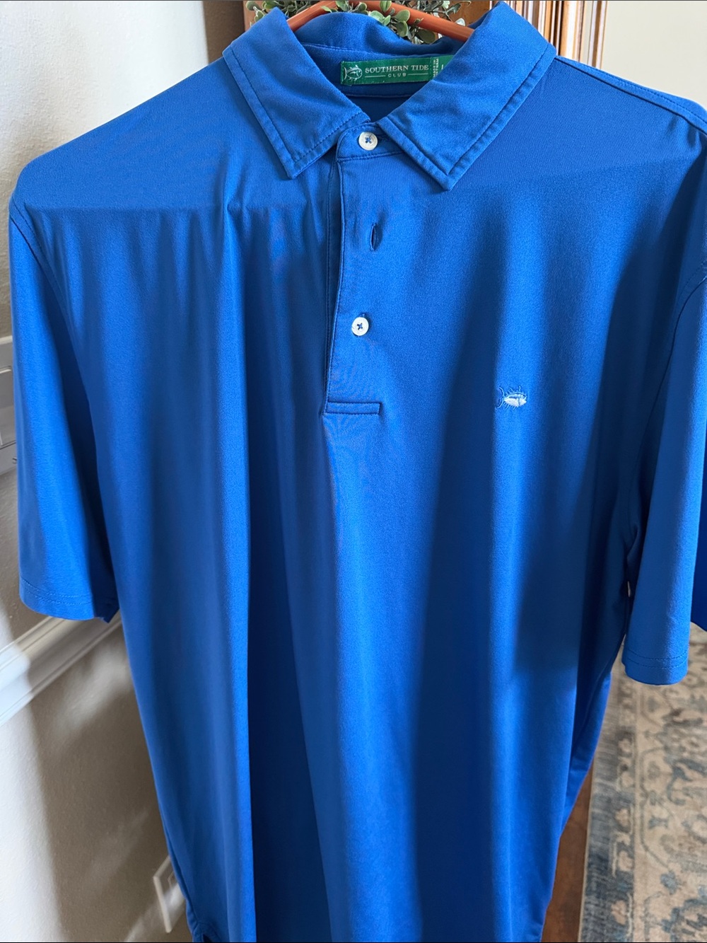Southern Tide Men's Royal Blue Performance Polo